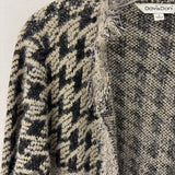 DAVI&DANI WOMEN'S CARDIGAN black taupe mix S