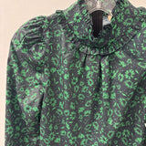 WOMEN'S DRESS navy green mix S