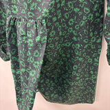 WOMEN'S DRESS navy green mix S