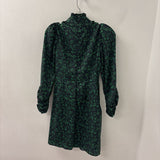 WOMEN'S DRESS navy green mix S