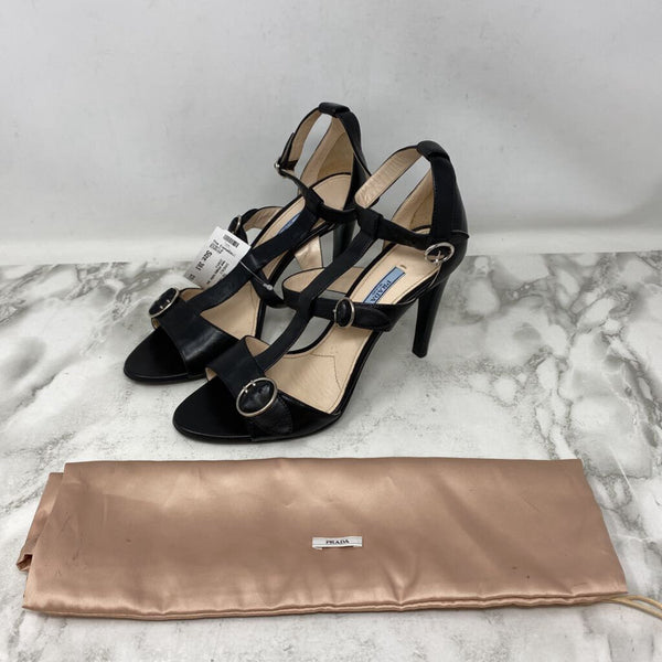 PRADA WOMEN'S SANDALS black 39.5