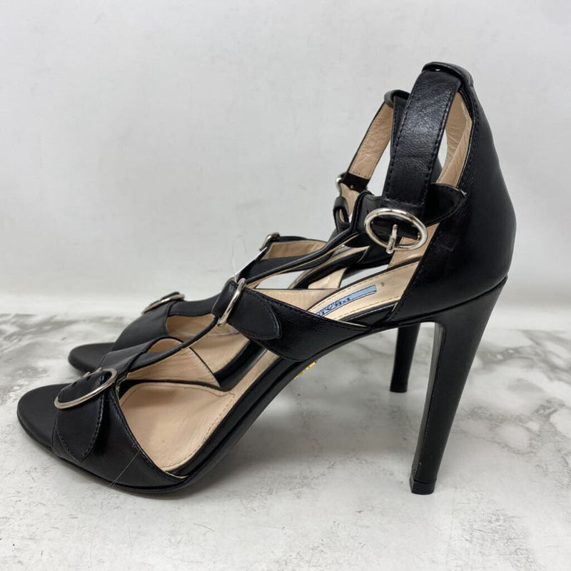 PRADA WOMEN'S SANDALS black 39.5