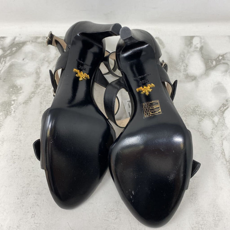 PRADA WOMEN'S SANDALS black 39.5