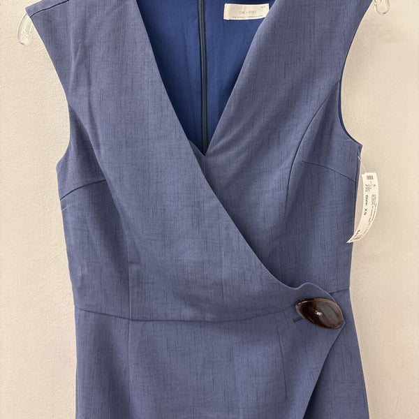 OAK + FORT WOMEN'S JUMPSUIT blue XS