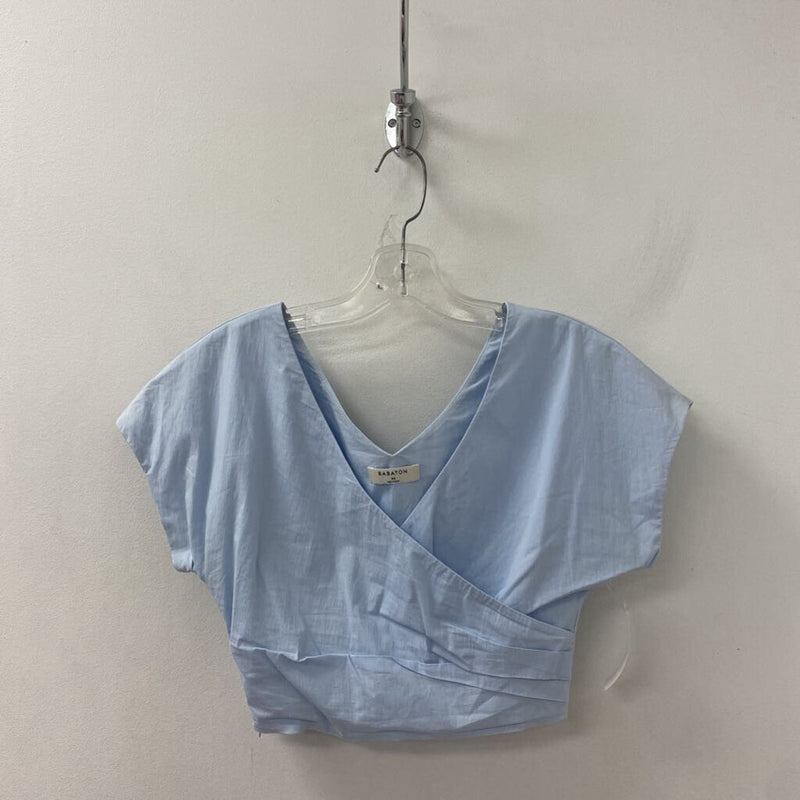 BABATON WOMEN'S TOP powder blue XS