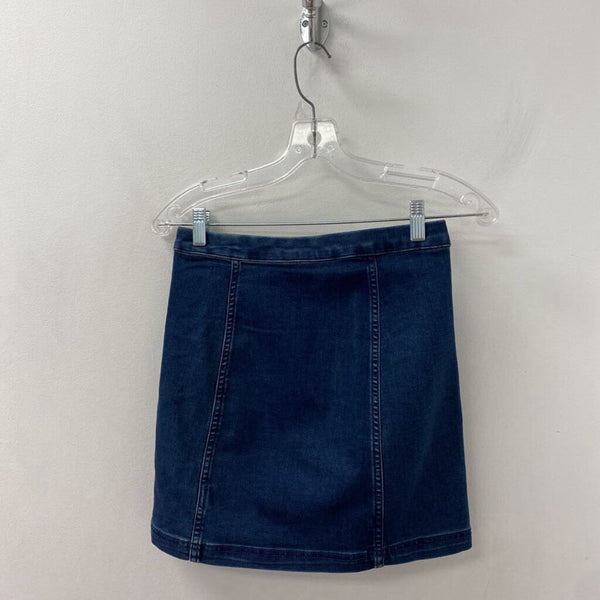 FREE PEOPLE WOMEN'S SKIRT blue 4