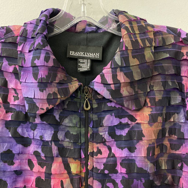 FRANK LYMAN WOMEN'S TOP black purple pink green 12