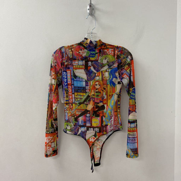 Jaded London WOMEN'S TOP pink red green multi S