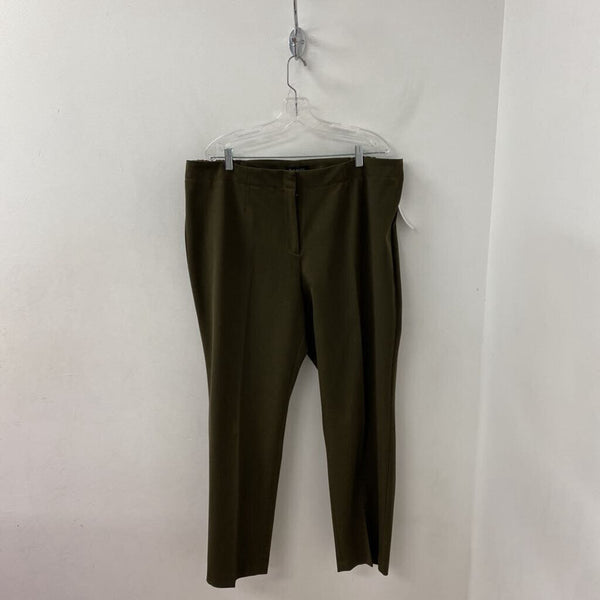 TALBOTS WOMEN'S PLUS BOTTOM olive 20W