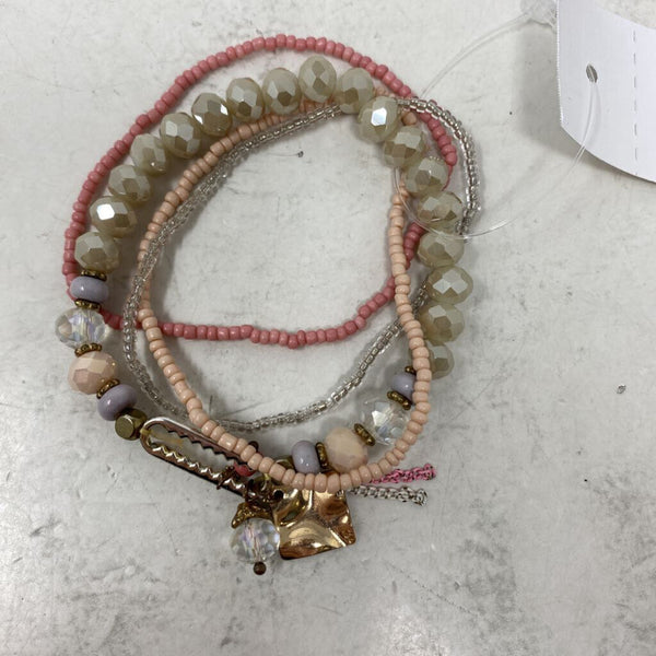 WOMEN'S BRACELET pink beige