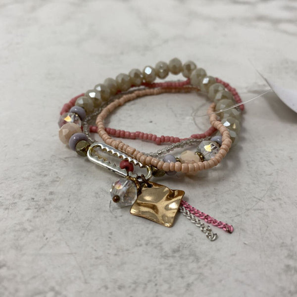 WOMEN'S BRACELET pink beige