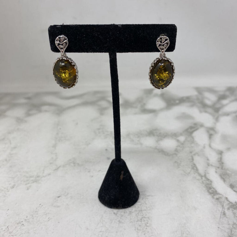 925 WOMEN'S EARRINGS olive silver