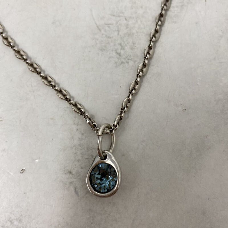 UNO DE 50 WOMEN'S NECKLACE silver blue mix