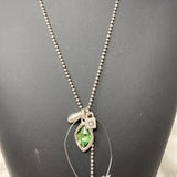 UNO DE 50 WOMEN'S NECKLACE silver green mix