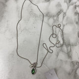 UNO DE 50 WOMEN'S NECKLACE silver green mix