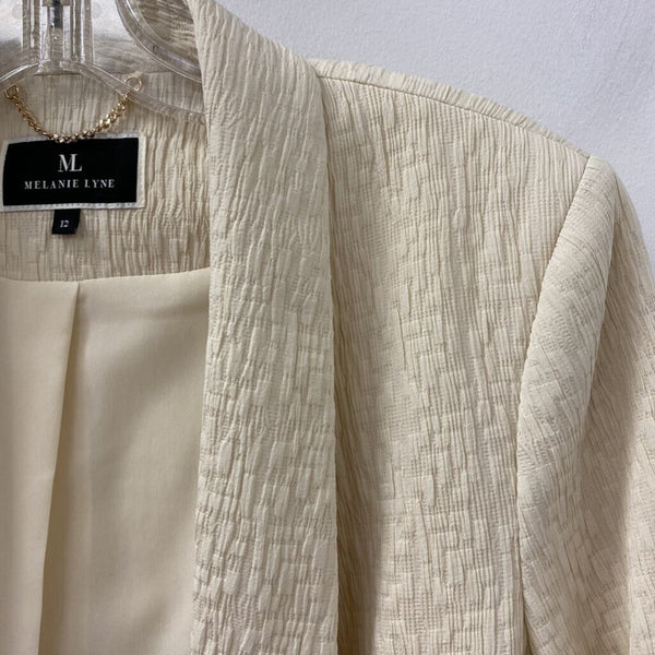 MELANIE LYNE WOMEN'S BLAZER/JACKET cream 12