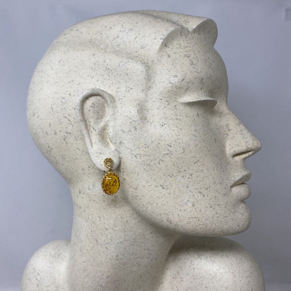 925 WOMEN'S EARRINGS yellow gold