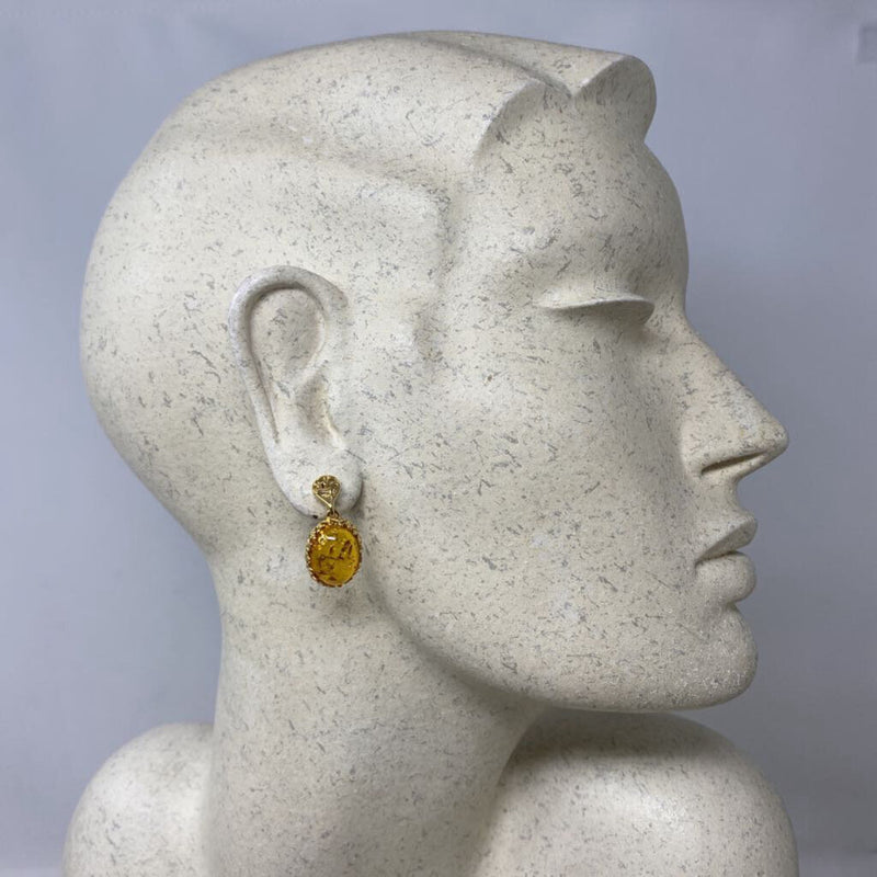 925 WOMEN'S EARRINGS yellow gold