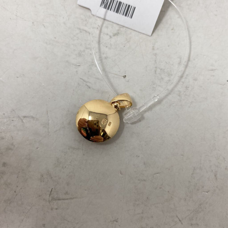 925 WOMEN'S PENDANT dark amber gold