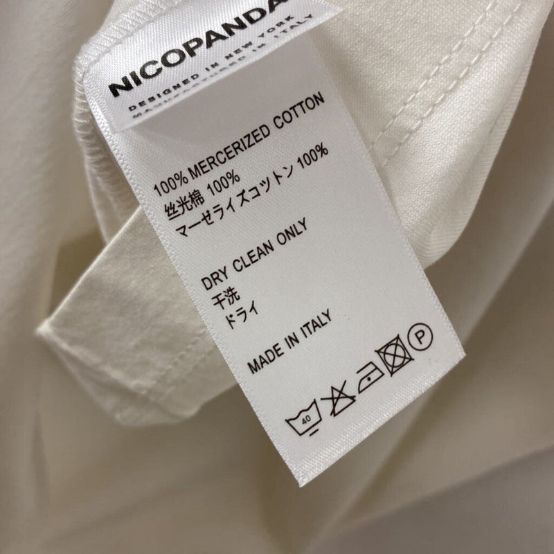 WOMEN'S T-SHIRT white black mix S