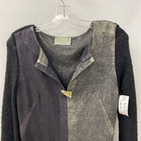 ELISA CAVALETTI WOMEN'S DRESS black grey gold XS