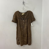 ELISA CAVALETTI WOMEN'S DRESS brown copper S