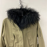 MAJE WOMEN'S COAT olive black M/2