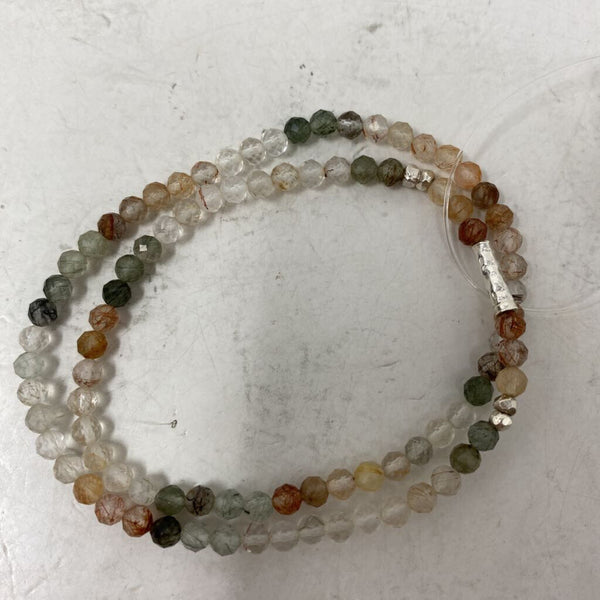FIFI CREATIONS WOMEN'S BRACELET clear green peach