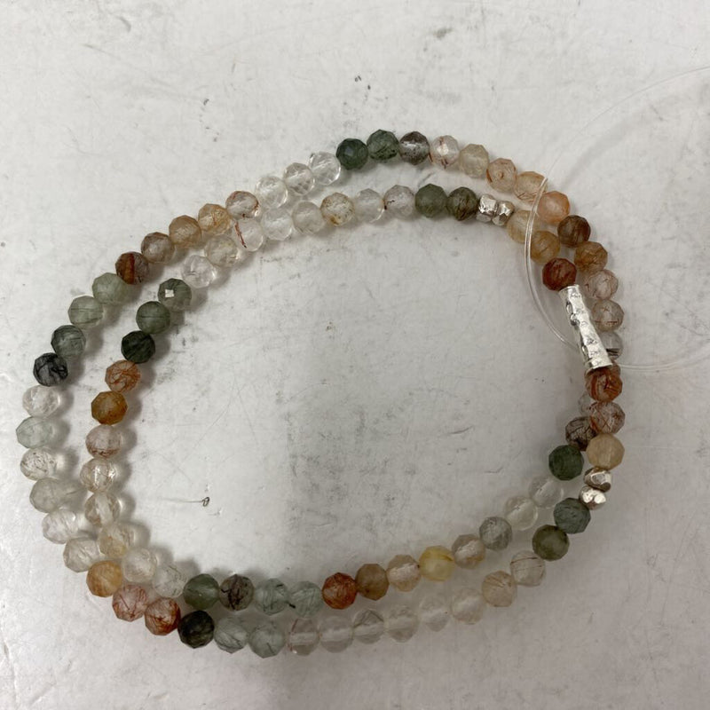 FIFI CREATIONS WOMEN'S BRACELET clear green peach