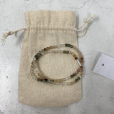 FIFI CREATIONS WOMEN'S BRACELET clear green peach