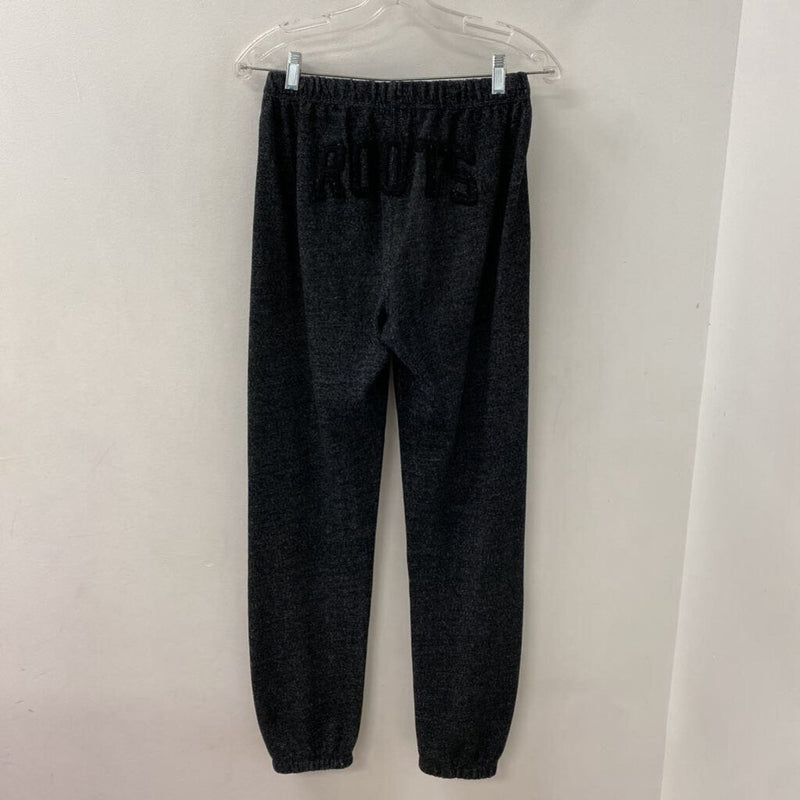 ROOTS WOMEN'S ACTIVE BOTTOM black grey XS
