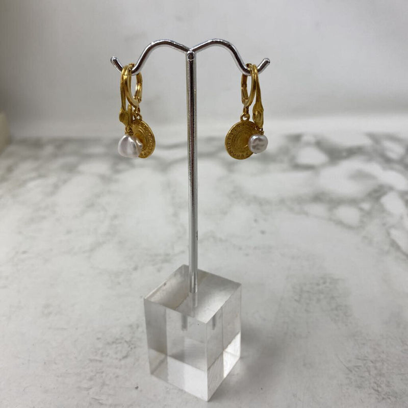 WOMEN'S EARRINGS gold white