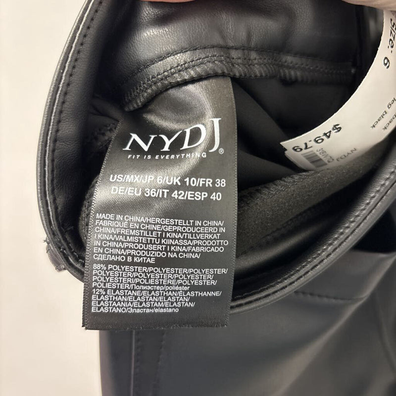 NYDJ WOMEN'S PANTS black 6