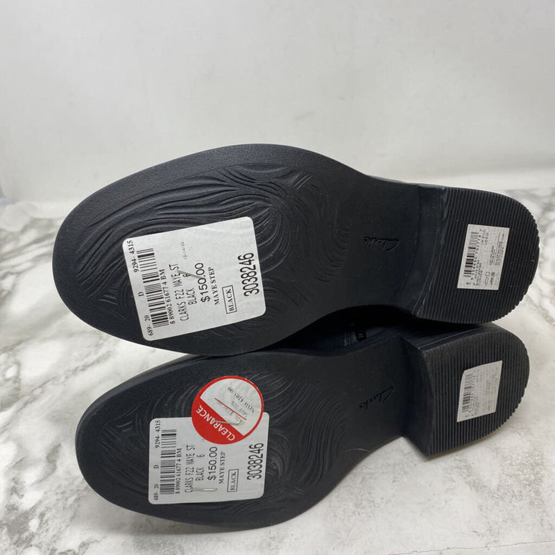 CLARKS WOMEN'S BOOTS black 6
