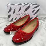 WOMEN'S FLATS red 6.5