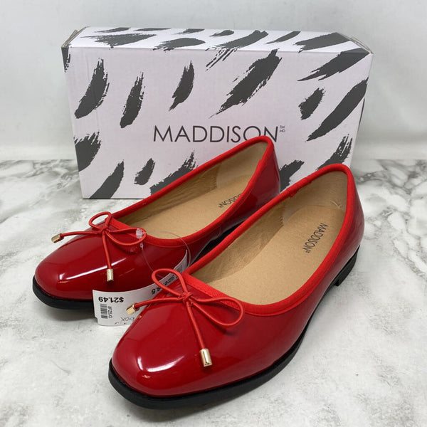 WOMEN'S FLATS red 6.5