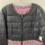 HATLEY WOMEN'S COAT black pink white mix M/L