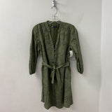 ZARA WOMEN'S DRESS olive green M