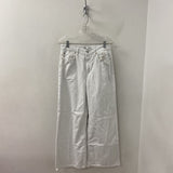 ZARA WOMEN'S JEANS white 8