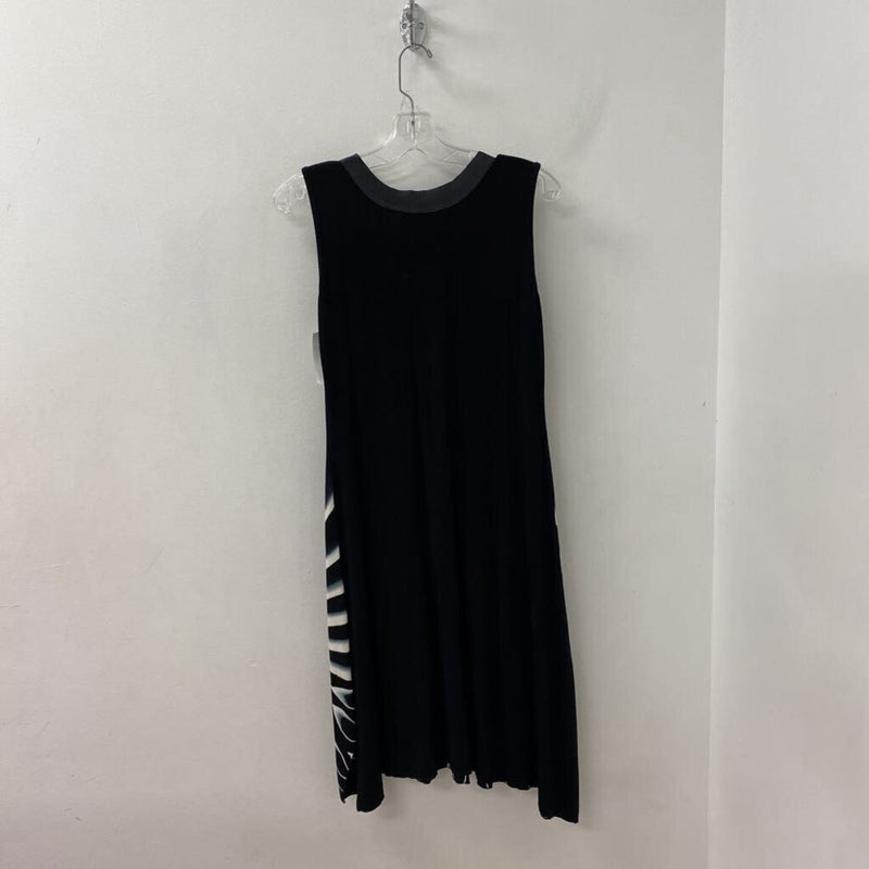 ROCK 'N KARMA WOMEN'S DRESS black white mix M