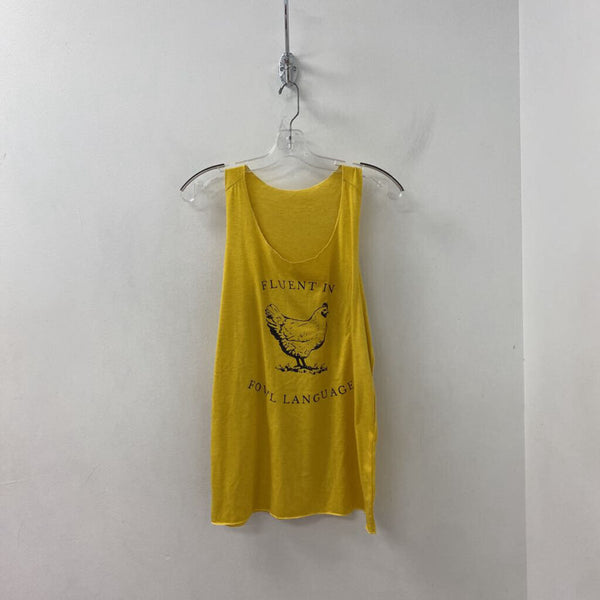 WOMEN'S TANK/CAMI yellow L
