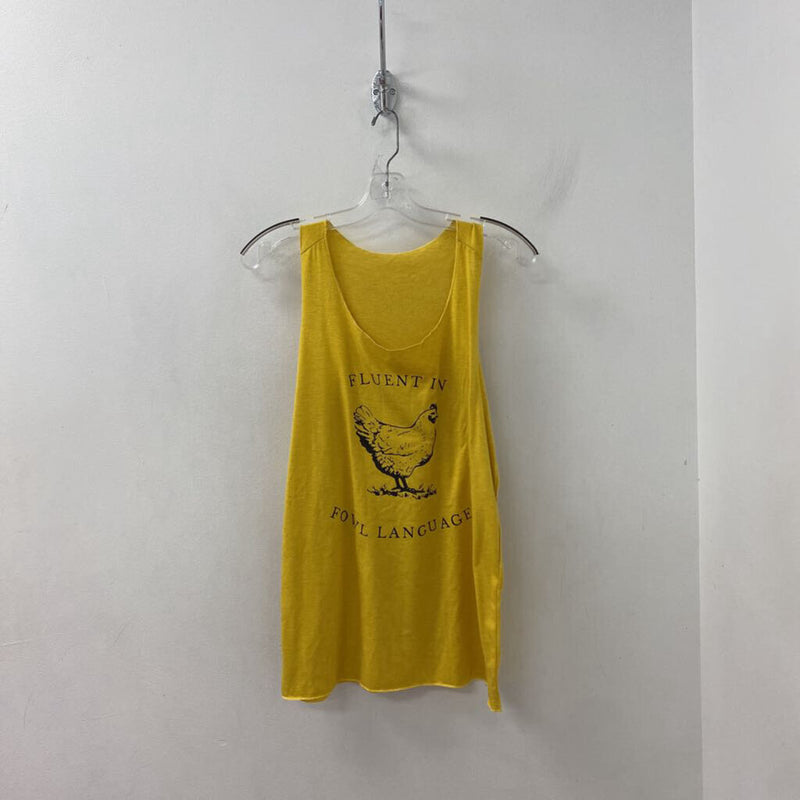WOMEN'S TANK/CAMI yellow L