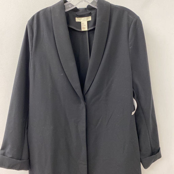 H&M WOMEN'S BLAZER/JACKET black 10