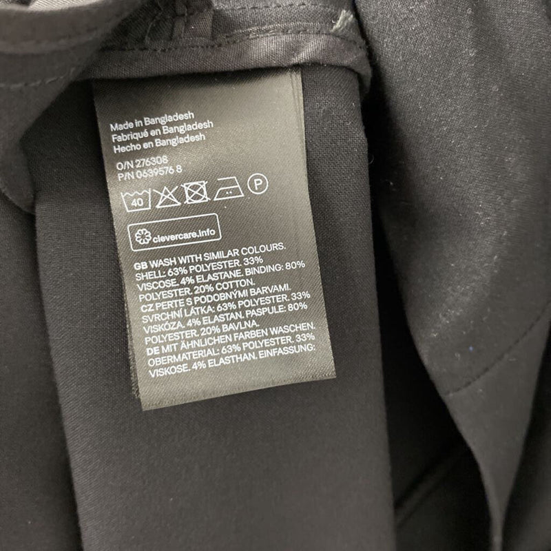 H&M WOMEN'S BLAZER/JACKET black 10
