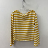 H&M WOMEN'S SWEATER yellow white mix S