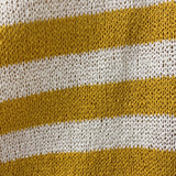 H&M WOMEN'S SWEATER yellow white mix S