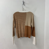 BOSS WOMEN'S SWEATER brown taupe mix S/M