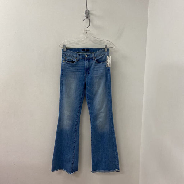7 FOR ALL MANKIND WOMEN'S JEANS blue S/28