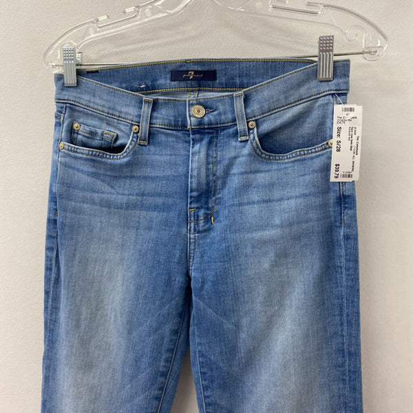 7 FOR ALL MANKIND WOMEN'S JEANS blue S/28