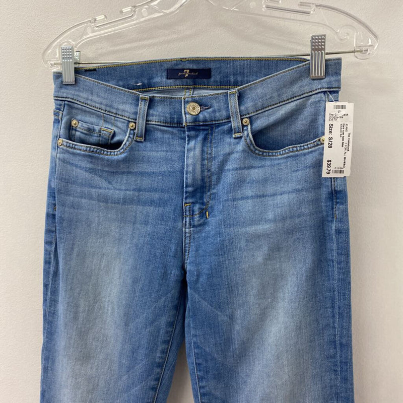 7 FOR ALL MANKIND WOMEN'S JEANS blue S/28